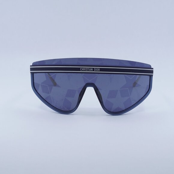 🕶️ New Dior DIORCLUB M2U 31B7 Sunglasses - Matte Navy Blue Frame - Picture 2 of 13